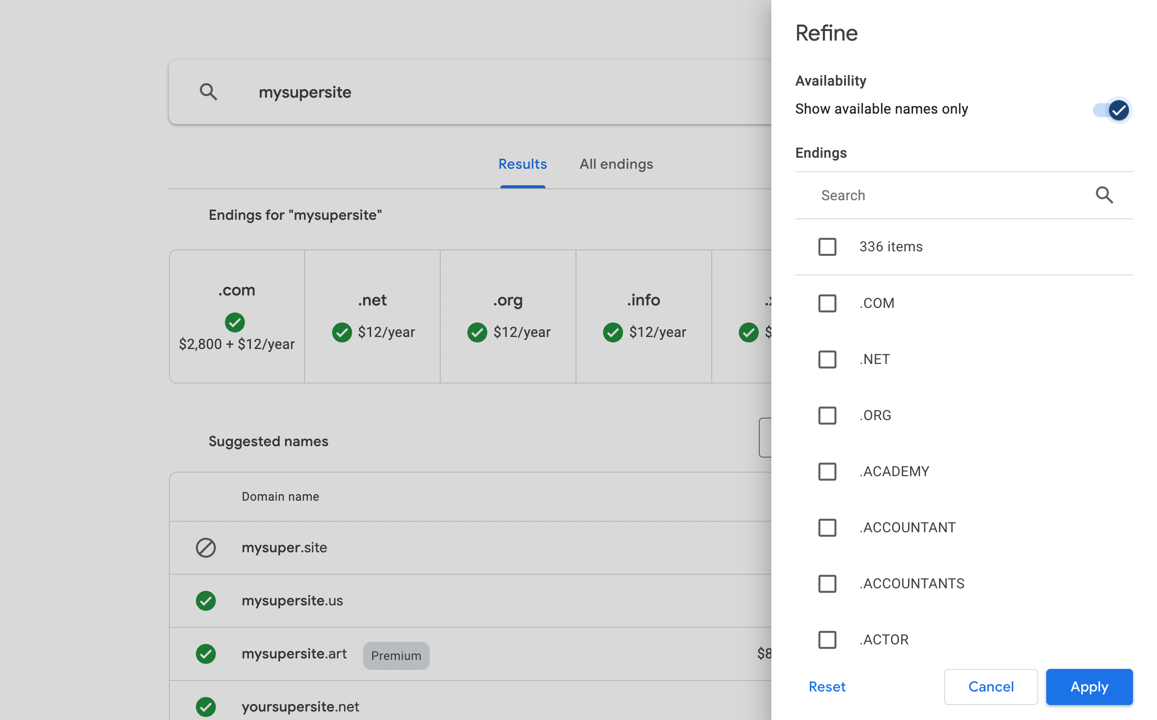 Google Domains Interface - filtering.png