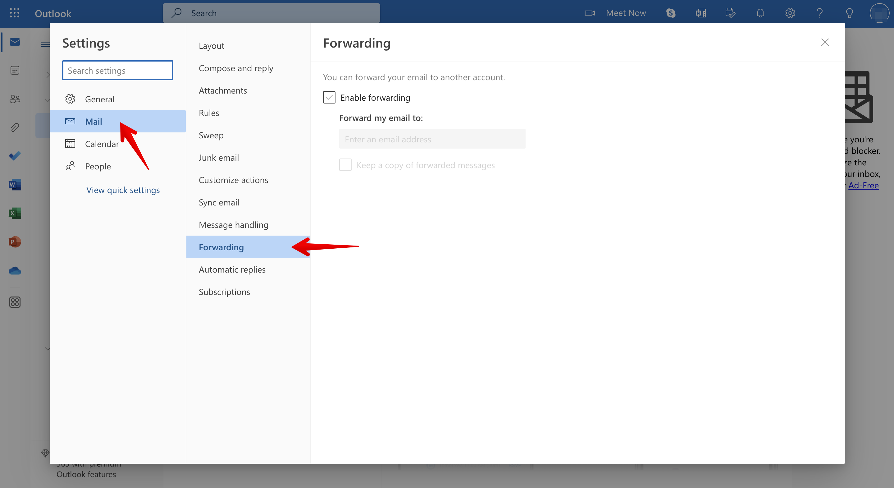 Outlook - mail forwarding.png