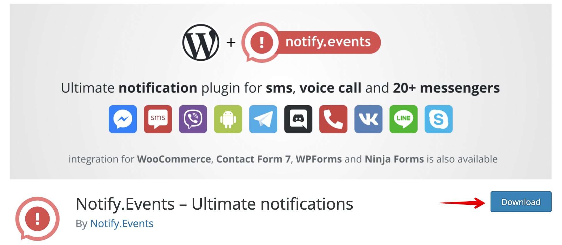 Notify events