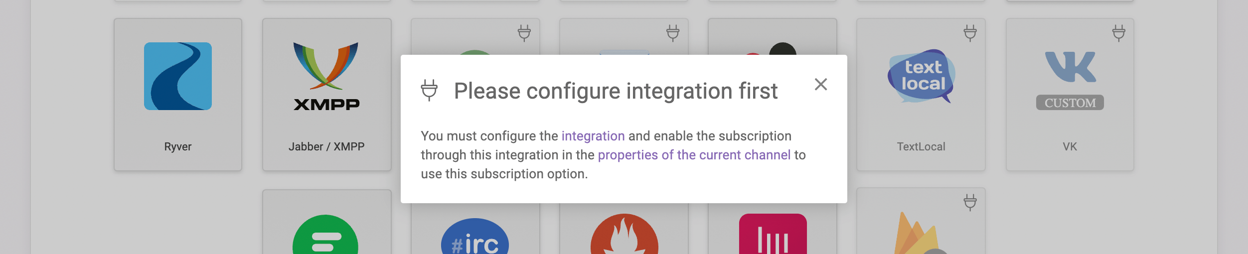 1 Notify.Events - Configure Integration message.png